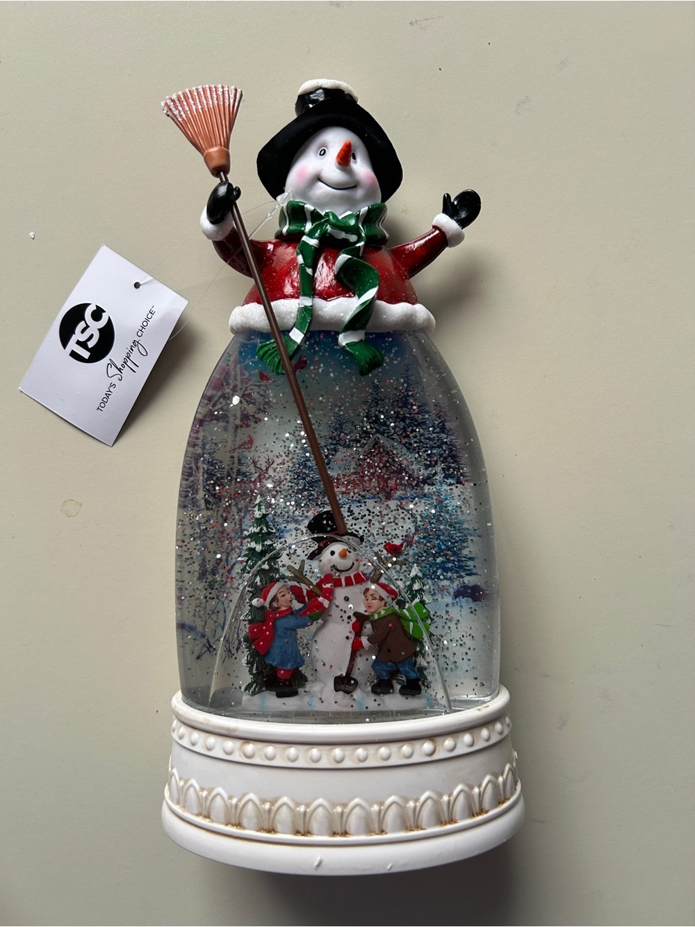 HOLIDAY MEMORIES SNOW GLOBE SNOWMAN BNIB - Picture 4 of 4
